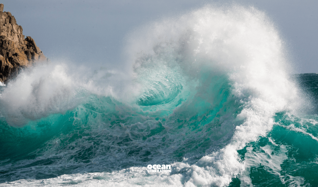 Crashing Ocean wave, shared by Ocean Generation - experts in Ocean health since 2009.