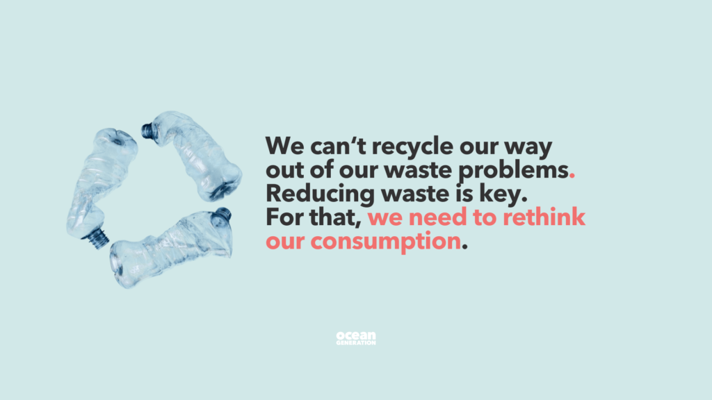 We can't recycle our way out of our waste problems. Reducing waste - at its source - is key. To achieve that, we need to rethink our consumer behaviour.