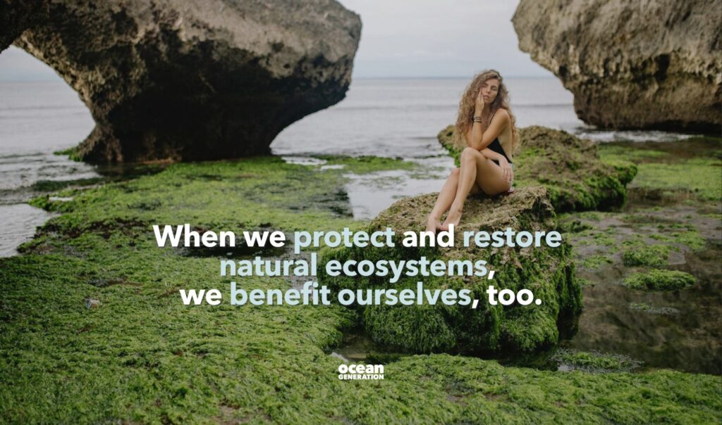 When we restore natural habitats we protect ourselves too.