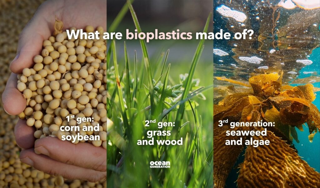 What are bioplastics made of? Posted by ocean Generation.